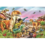 Clementoni Dežela dinozavrov Puzzle 104 kosov