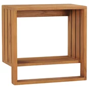 Zidni stalak za rucnike 35 x 20 x 35 cm od masivne tikovine