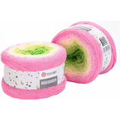 Yarn Art Rose Garden 314 Pink Green Pletilna preja