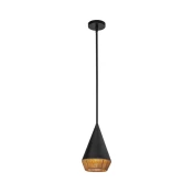 Alora Mood ALM-DAPHNE-P-S-MB - Luster na šipci DAPHNE 1xE27/60W/230V, precnik 18,1 cm