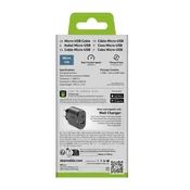 SBS povezovalni kabel mikro USB, črn