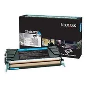 LEXMARK toner CYAN ZA X746, X748 X746A1CG