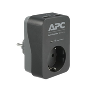 APC PME1WU2B-GR Zaštita od prenapona 1x Šuko uticnica, 2x USB