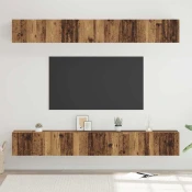 vidaXL Komplet TV omaric s polico 6 pcs Star les 60 x 30 x 35 cm