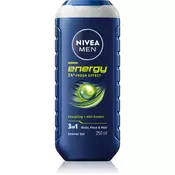 Nivea Energy gel za prhanje za obraz  telo in lase (Shower Gel) 250 ml