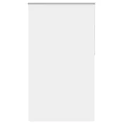 Vidaxl Rolo zatemnjena bela 120x230cm tkanina širina 116,6cm poliester