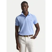 Polo Ralph Lauren Polo majica 710680784031 Svetlo modra Custom Slim Fit