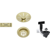 Blanco pribor SATIN GOLD InFino set 1x3,5 (skodelica, InFino okrasna rozeta, C-overflow prelivni set), brez dodatne komp.