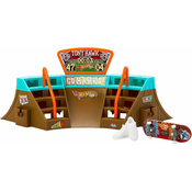Hot Wheels komplet za igranje v skateparku s prstnimi ploščicami - Stadion (HGT91)