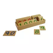Montesori Drvene numericke plocice 1-1000 vece sa kutijom