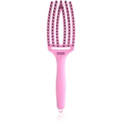 Olivia Garden Fingerbrush ThinkPink Boar & Nylon Pink Tokyo krtača za lase 1 kos