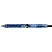 Gel olovka, 0,32 mm, s gumbom, PILOT B2P, crna BL-B2P-5-B-BG