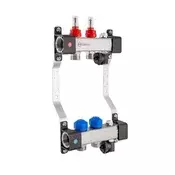 KAN-therm 1316157077 InoxFlow Razdelilnik z merilniki pretoka in ventili za aktuatorje serije UFST 2 kroga