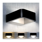 Brilagi - LED spoljašnja svetiljka BARI LED/7W/230V 3000/4000/6000K crna IP54