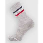 Mons Royale Signature Merino Crew Socks college grey