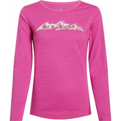 McKinley SHANE LS W, ženska pohodna majica, roza 421566