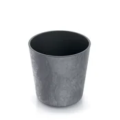 Prosperplast Saksija Urbi Round Effect O300E, Tamnosiva