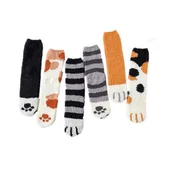 PawSocks, tople nogavice z motivi mačjih ali pasjih tačk (3 pari)