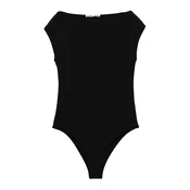 Pull&Bear Bodi majica črna