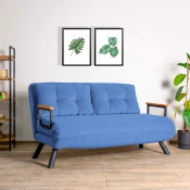 Atelier del Sofa Dvosed na razvlacenje Sando 2 Plavi