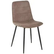 STOLICA taupe metal, tekstil