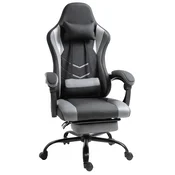 Homestar Gaming stol 62x52x122-128 cm Črna