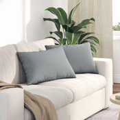 Jastucici za sofu 2 pcs Svijetlo siva 60 x 40 cm tkanina