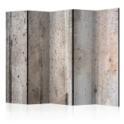 artgeist Paravan Old Concrete I, 5-Delni, Akustičen