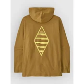 Patagonia Lw Water People Sets Wildrise moški pulover s kapuco bobcat brown
