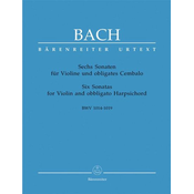 BACH J.S.:SIX SONATAS FOR VIOLIN AND PIANO BWV 1014-1019