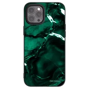 Silikonski črni ovitek za Apple iPhone 12 Pro Max - Dark emerald