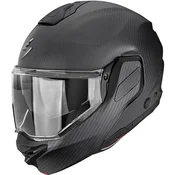 Scorpion EXO-TECH II Carbon Solid preklopna motociklisticka kaciga mat crna