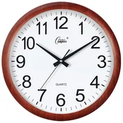 Compas Zidni sat 3128, 38 cm, Braon