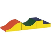 Homestar Komplet za plezanje in plazenje 3-delni 141x457x203 cm rumen