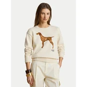 LAUREN RALPH LAUREN Pulover 200P14120001 Kremna Regular Fit