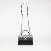 Torba Off-White Jitney 1.4 Top Handle Chain Black/ Silver Universal