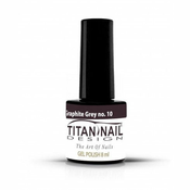 Titan Nail Design UV/LED lak za nohte (Gel Polish) - 8ml - Graphite Grey (no. 10)