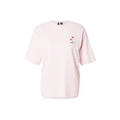 VERO MODA Majica VMPAULINA THEA trst / roza / staro roza / karminsko rdeča