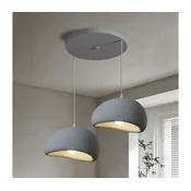 BRILAGI - Luster na sajli WABI SABI 2xE27/60W/230V siva