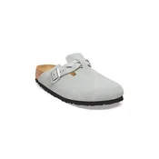 Birkenstock  natikači ženski semiš Boston Braided Suede Leather