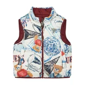 Guess Brezrokavnik N6RL01 WCFM2 Pisana Regular Fit