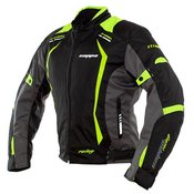 Cappa Racing Tekstilna motoristična jakna AREZZO, črna/zelena XXL