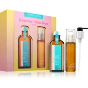 MOROCCANOIL Good to Glow Duo Gift Set Light - darilni set za tanke in posvetljene lase