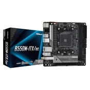 ASRock B550M-ITX/AC Matična plošča Mini ITX za AMD Ryzen 3000 serijo z Wi-Fi 5