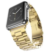 Kovinski pas Techsuit W036 za Apple Watch (38/40/41/42mm) - zlat