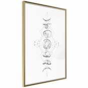 Poster - Silver Globe 30x45