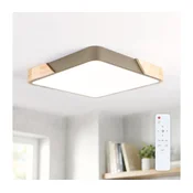 BRILAGI - LED svetilo s možnostjo zatemnitve PILANA SQUARE LED/48W/230V hrast/bež 42x42 cm + z daljinskim upravljalnikom