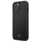 MERCEDES MERCEDES HARDCASE OVITEK ZA IPHONE 13 MINI 5.4 USNJENE ZVEZDE Z VZORCEM ZAŠČITA