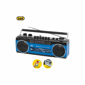 TREVI radijski kasetofon RR 501 BT, moder