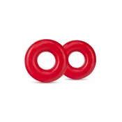 Stay Hard Donut Rings Oversized Red